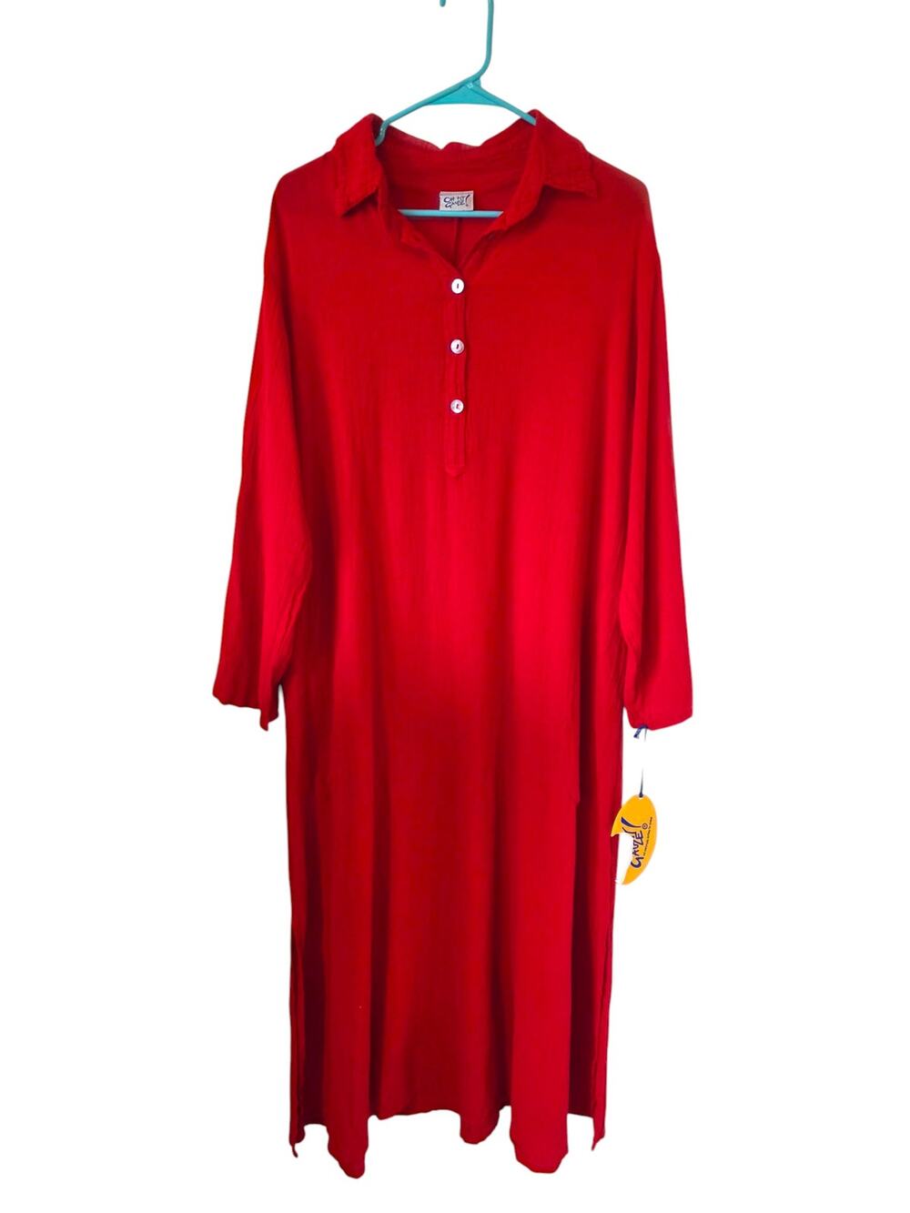 Oh My Gauze Womens River Cotton Gauze Maxi Dress Size Small/Medium NEW